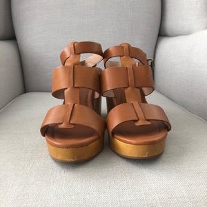Madewell platform sandals / heels
